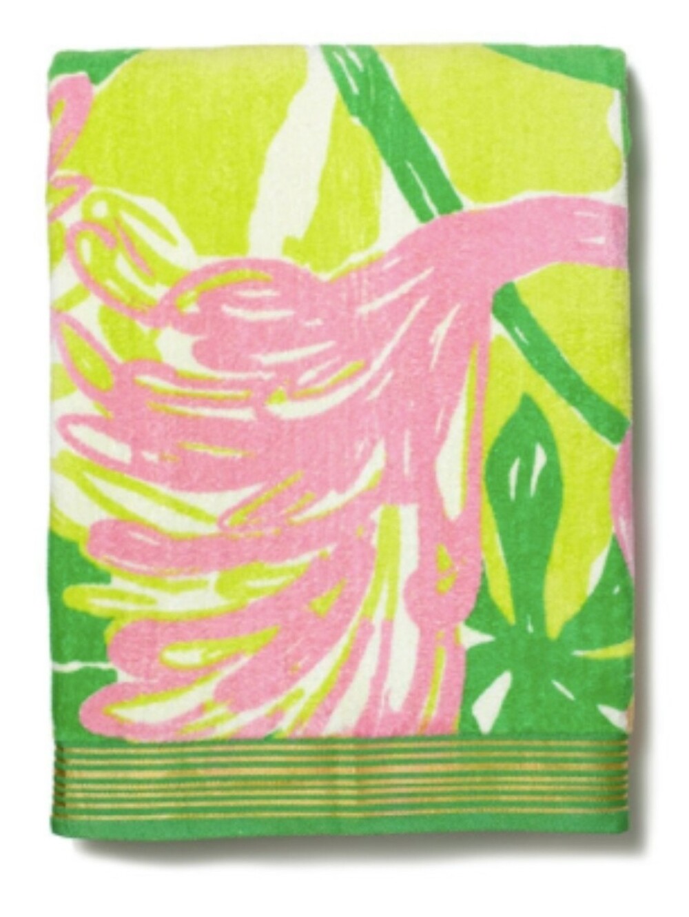Lilly Pulitzer Target Fan Dance Beach Towel Cotton Terrycloth 70x40 in. Colorful
